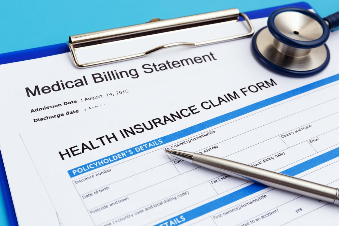 Health insurance with medical bills